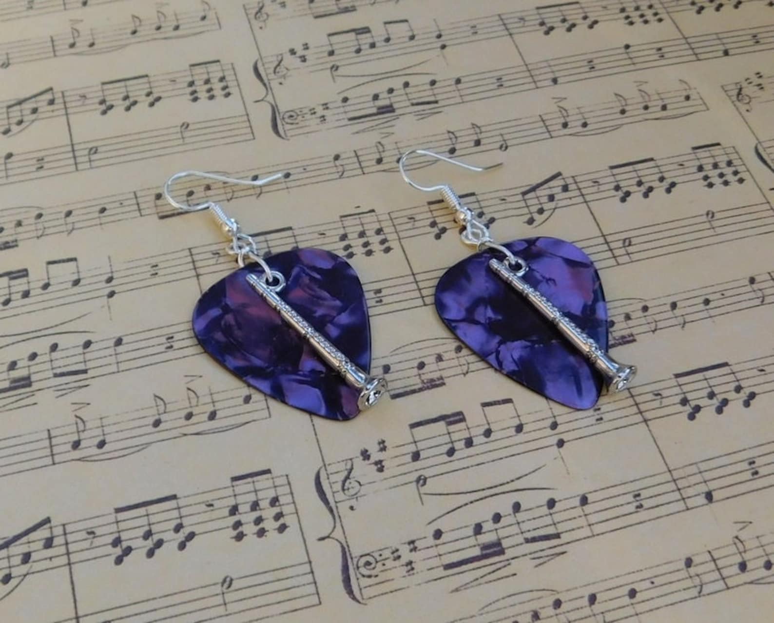 Earrings Musical Guitar Pick Jewelry Choice 12 Etsy