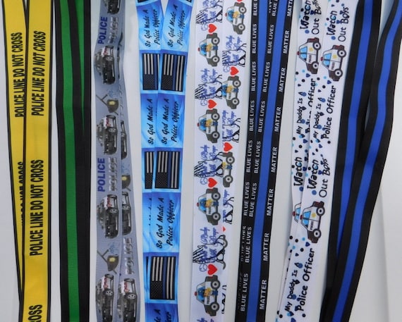 Blue Lives Matter 7//8/" Grosgrain Ribbon ~YOUR CHOICE Police Support 5 or 10
