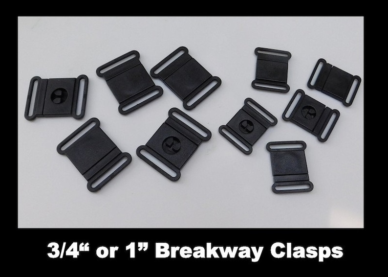 Breakaway Clasps 3/4 20mm or 1 25mm Safety Etsy