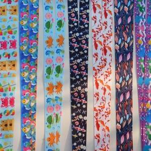 3 Yards - Cute Oceans & Sharks - Grosgrain Ribbon - Your Choice Style ...