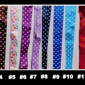 3 Yards - Polka Dot - Grosgrain Ribbon - Your Choice Style - Single ...