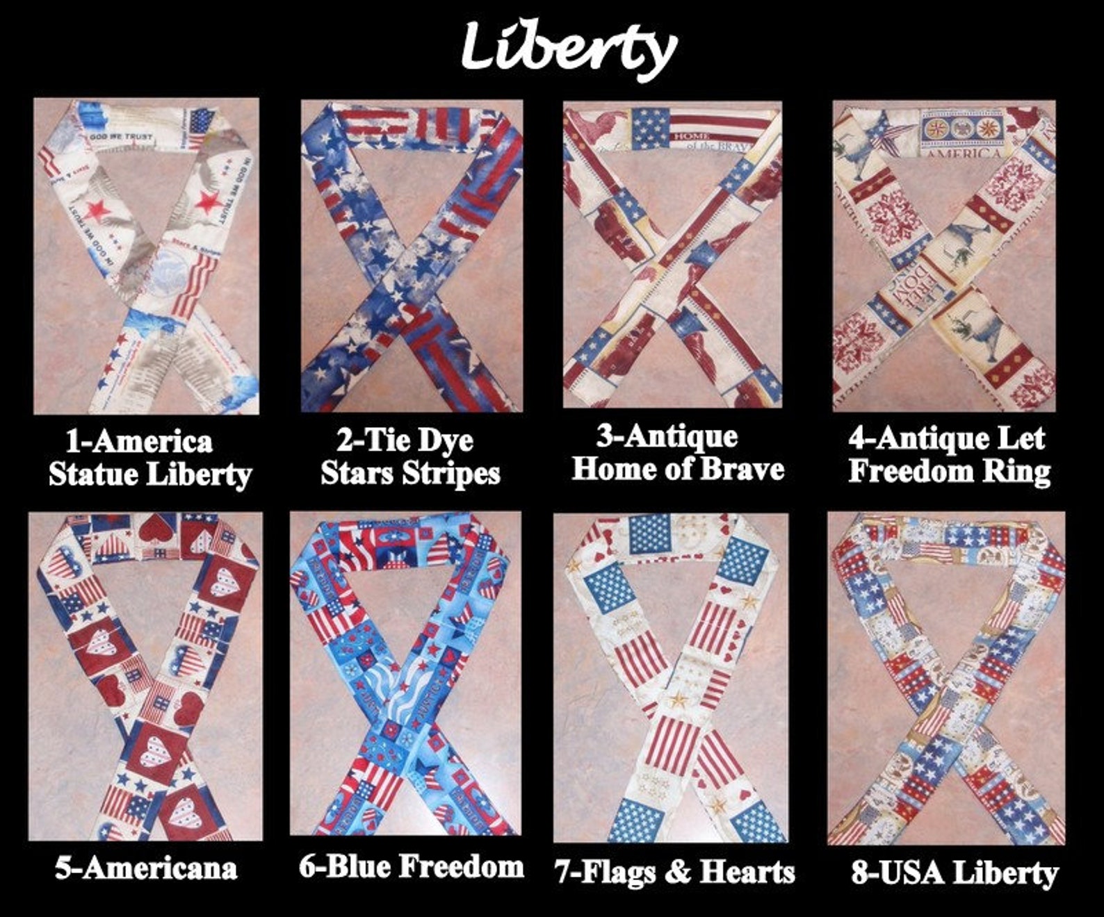 patriotic neck ties