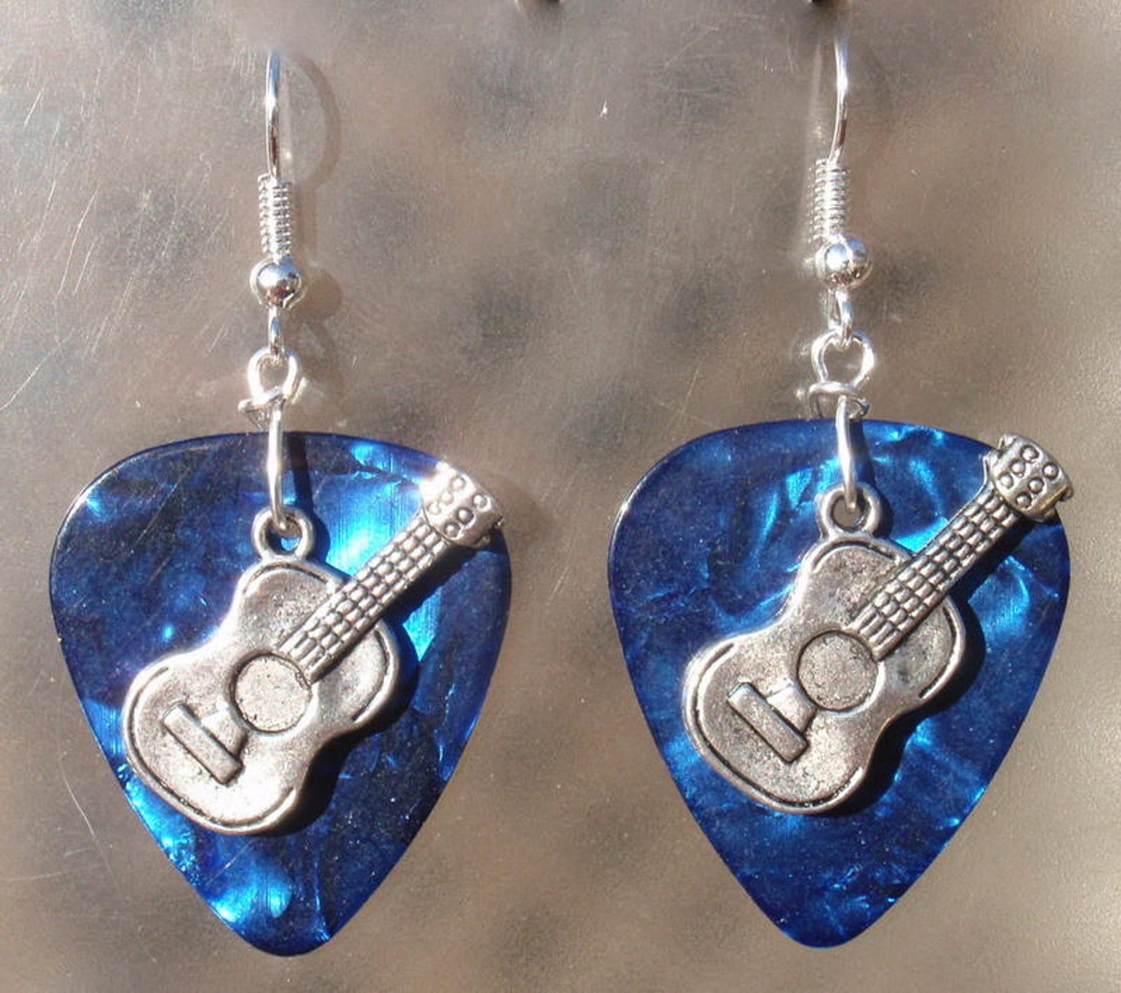 Acoustic Guitar Earrings Musician Guitar Pick Jewelry Choice Etsy