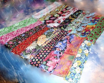 Flowers Nature & Birds Cooling Neck Ties, Choice Color - Reusable, Washable - Summer Heat Relief Gel Scarves