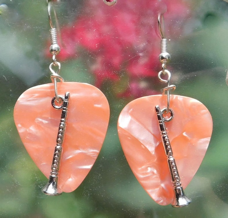 Earrings Musical Guitar Pick Jewelry Choice 12 Etsy