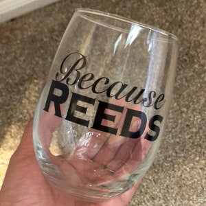 Because Reeds - Stemless Wine Glass