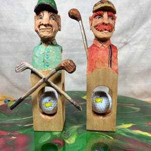 Golfer Wood Figurine - Etsy - Page 2