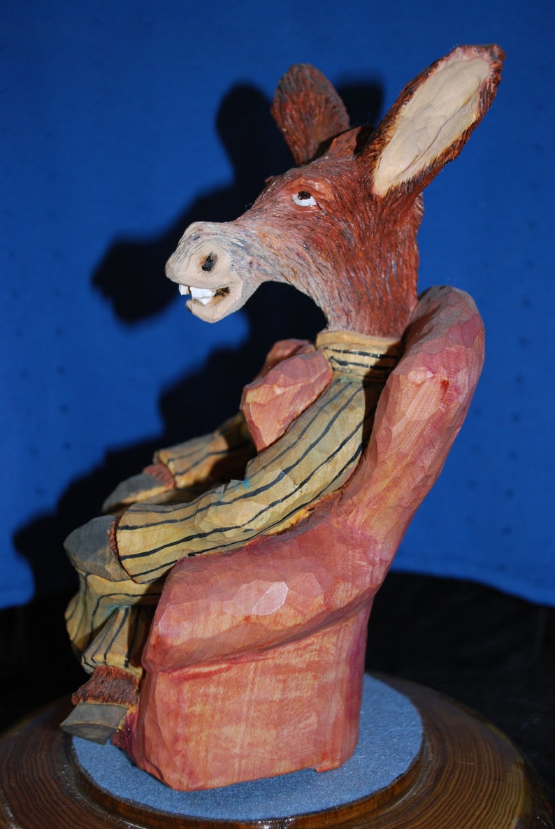 Donkey on Easy Chair - Etsy