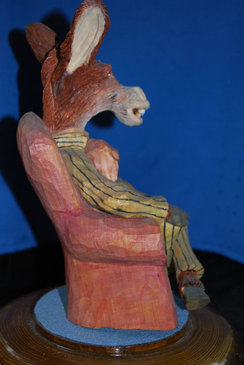 Donkey on Easy Chair - Etsy
