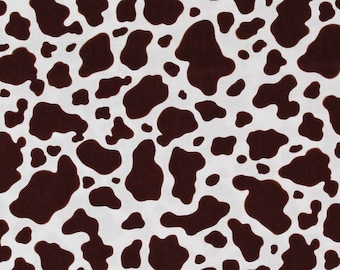 Cotton Giraffe Print Animal Print Jungle Brown White Hoof It Cotton Fabric Print by the Yard (CX9464-BROW-D) D362.47