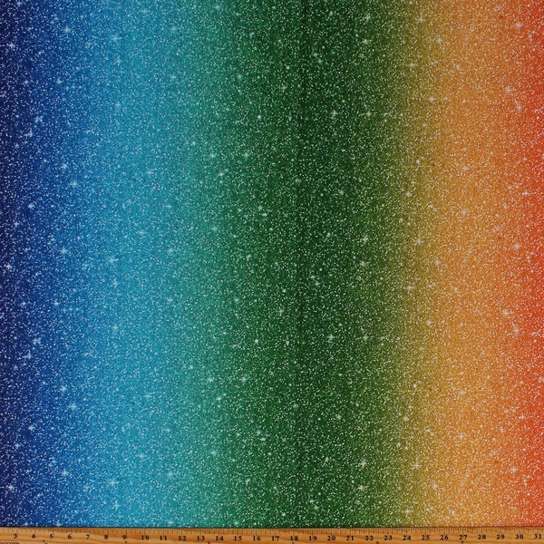 Ombre Rainbow Fabric - Etsy
