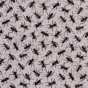 Cotton Ants Insects Bugs on White Nature Boys Kids You Bug Me Cotton Fabric Print by the Yard (120-13821) D570.72