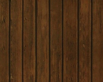 NATURESCAPES rust brown barn wood siding planks-by the yard Northcott 21399-35 cotton quilt fabric landscape