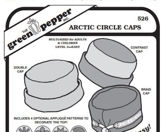 Arctic Circle Caps Pattern - 526 - The Green Pepper Patterns Arctic Circle Caps Pattern - 526 - The Green Pepper Patterns