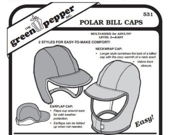 Polar Bills Cap Pattern - 531 - The Green Pepper Patterns Polar Bills Cap Pattern - 531 - The Green Pepper Patterns