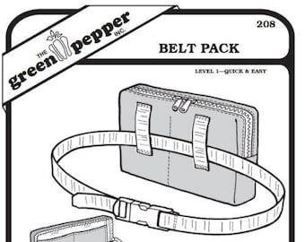 Belt Pack Pattern - 208 - The Green Pepper Patterns Belt Pack Pattern - 208 - The Green Pepper Patterns