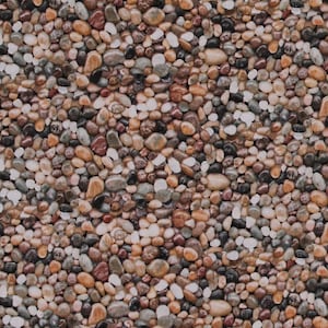 Cotton Landscape Medley Landscaping River Rocks Stones Pebbles Multi-color Cotton Fabric Print by the Yard (291-multi) D470.23