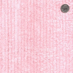 Terry Chenille Pink 57" Wide Cotton Fabric by the yard (TC-0506-596) A414.37