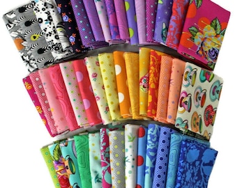 Tiny Beasts Fabric bundle - Tula Pink - fat quarter, half yard, or yard  bundles - Kustom Kwilts