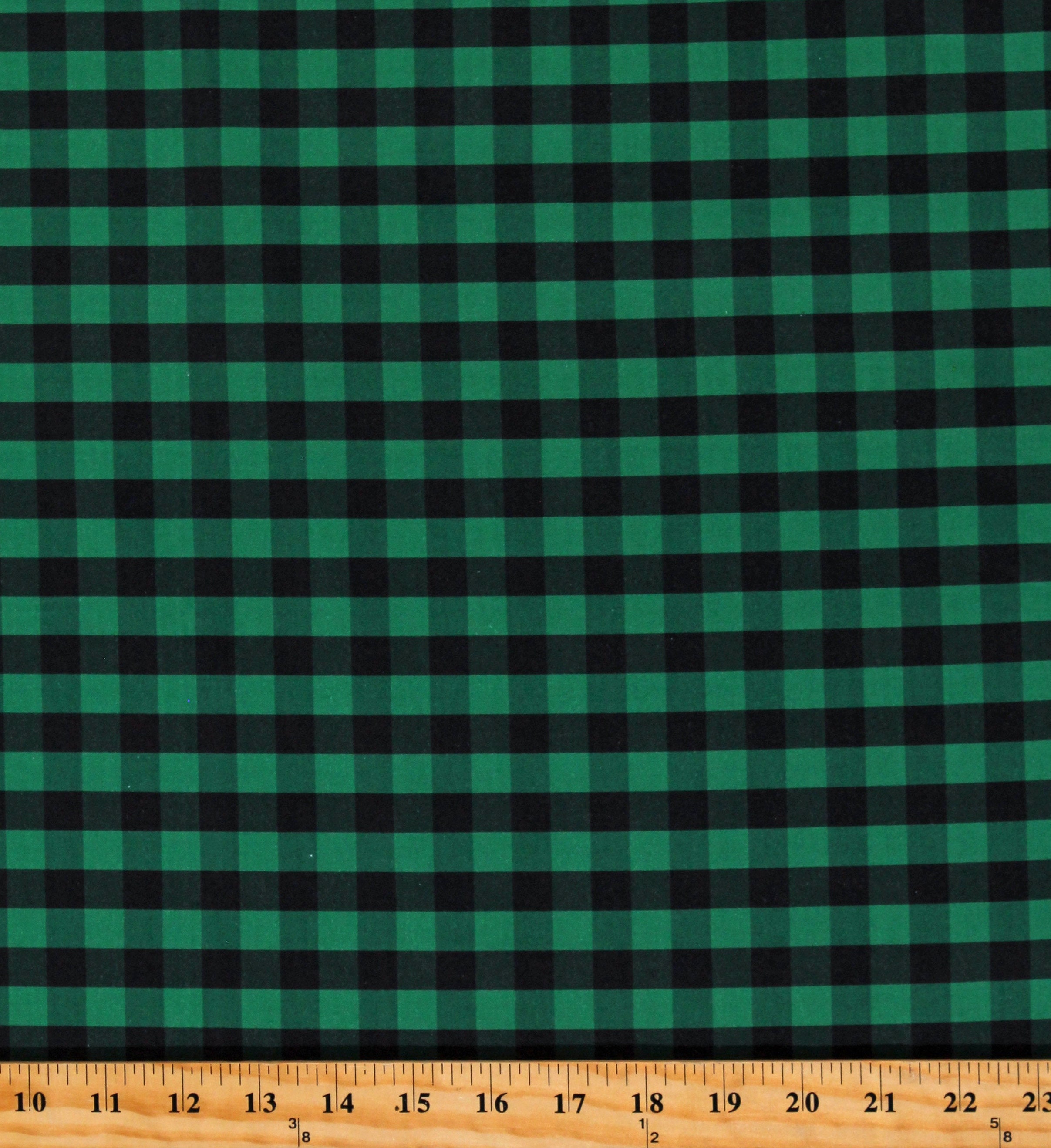 3pk Cotton Buffalo Check Dishtowels Green - Design Imports