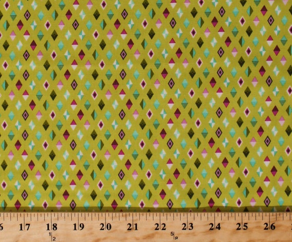 Rainbow Dots Circles Bubbles Effervescence Cotton Fabric Print by Yard D306.15