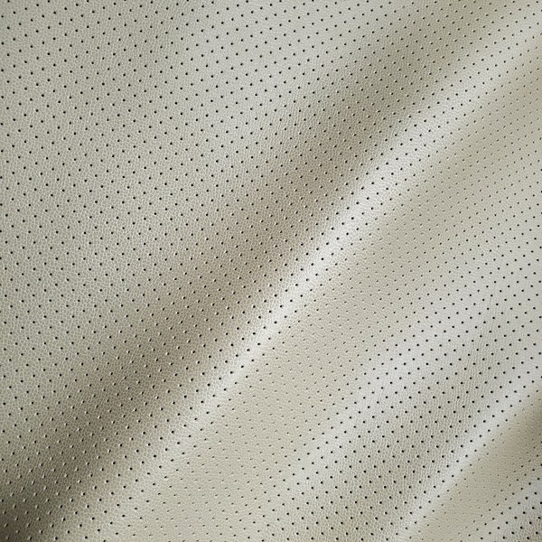 Promessa® Perforated Faux Leather Look #363 Cocoa 54" Wide Fabric by the Yard