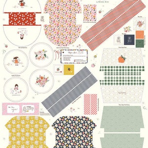 36&quot; X 43&quot; Panel BloomBerry Zipper Pouch Cotton Fabric Panel (P14608-PANEL) D565.77