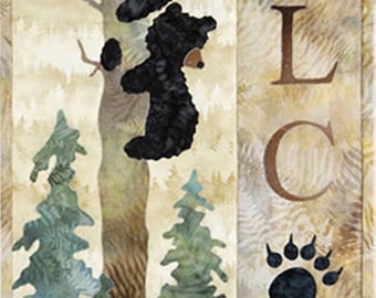 Quilt Kit Welcome Bear Inn McKenna Ryan Hoffman California Fabrics 12.5" x 31" Finished Size Quilts Quilting Kit - Sold by the Kit (M403.49)