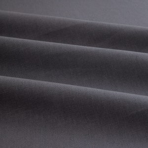 Essex Yarn Dyed Graphite 44&quot; Wide Linen/Cotton Fabric by the Yard (E064-295) D256.15