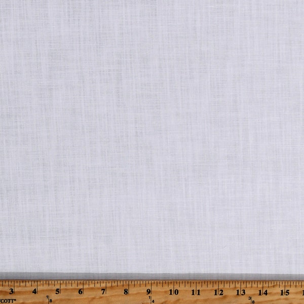 Weaver's Cloth White 44" Wide Polyester/Cotton Craft Fabric by the Yard (1563821CH) D264.01