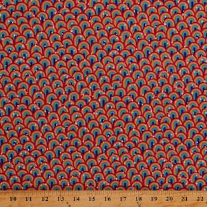 Cotton Rainbows Packed Sparkle-Look Colorful Over the Rainbow Cotton Fabric Print by the Yard (A578-3) D693.60