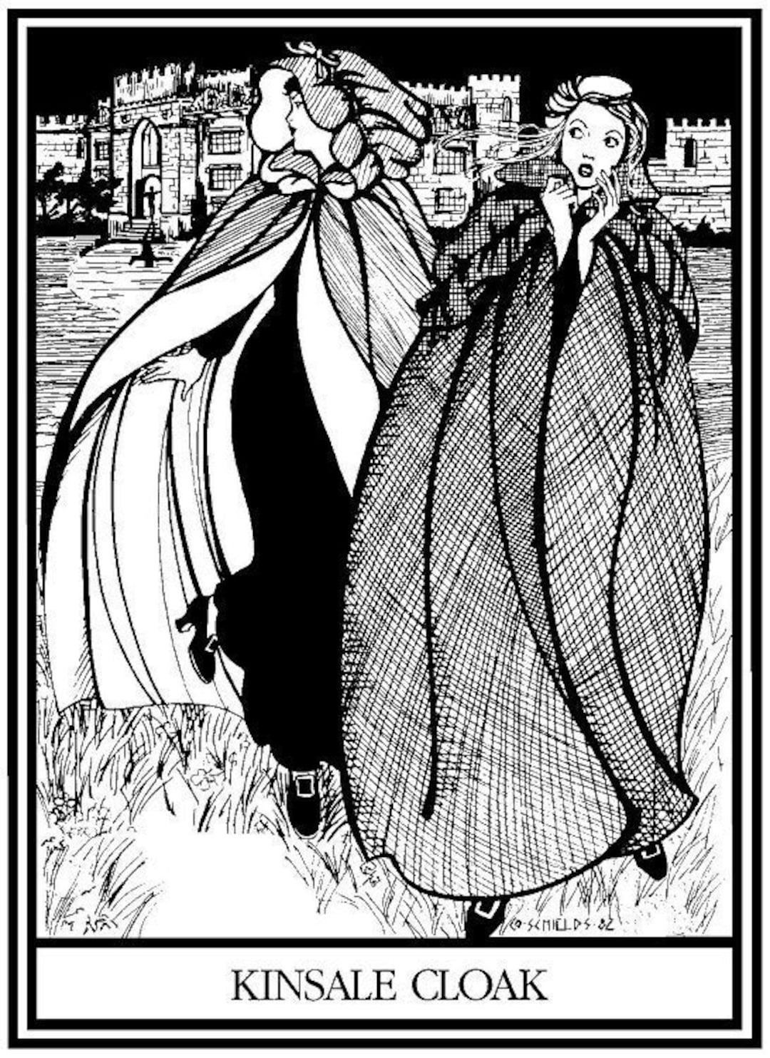 Folkwear Kinsale Cloak 207 Ladies Irish Ireland Cloaks Capes Sewing