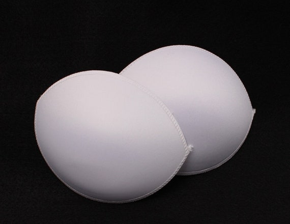 Sew-in Push Up Bra Cups Pads Inserts pair Size Large (Cup size: C/D) 
