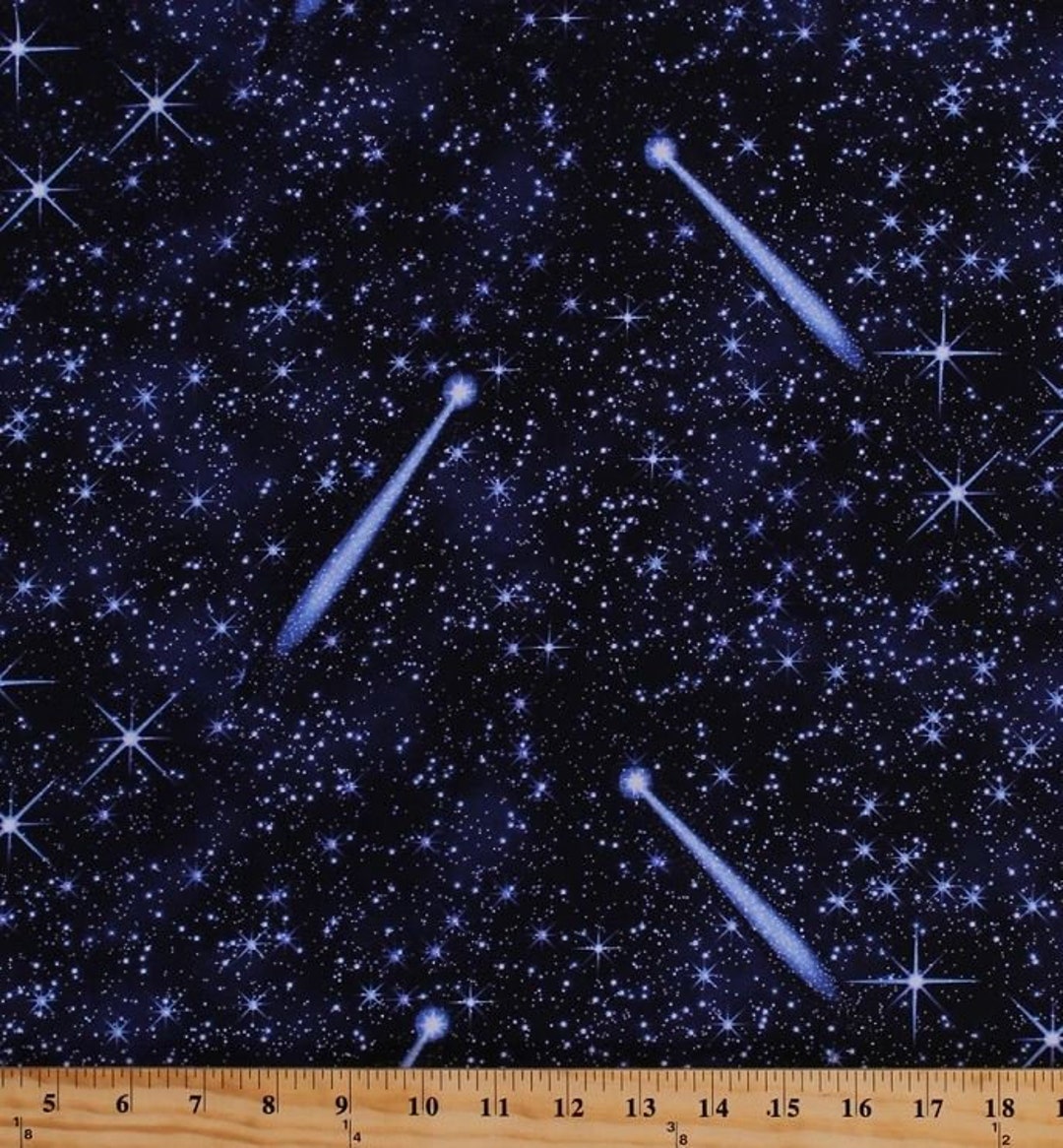 Cotton Shooting Stars Meteorites Meteors Shower Starry Night