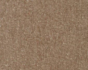 Essex Yarn Dyed Nutmeg Robert Kaufman 44" Wide Linen/Cotton Blend Fabric by the Yard (E064-1255) D251.02