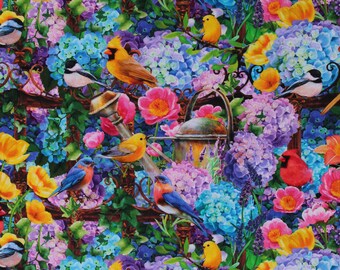 Hydrangea Garden by Janie Lee Designs for Studioe, Cotton Fabric