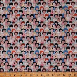Cotton Children of the World Kids Boys Girls Cotton Fabric Print by the Yard (DH9374-MULT-D) D484.45