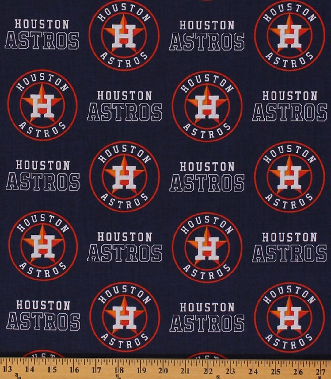 Cotton Houston Astros MLB Baseball Sports Team Cotton Fabric -  Hong  Kong
