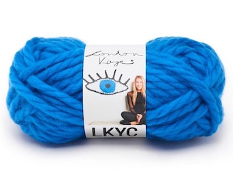 London Kaye LKYC Super Bulky Yarn, True Blue (M528.07)