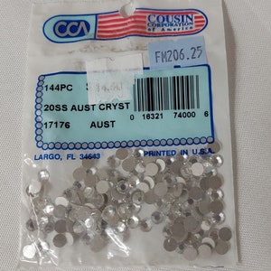 144 Count - Austrian Crystallized Rhinestones 20ss Stone Crystals - Sold by the Gross (17176) M206.25