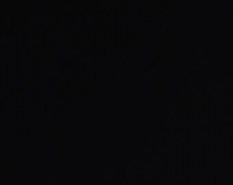 70 Denier Lightweight Knit Black 1-Way Stretch 58" Wide Polyester Lining Fabric by the Yard (D342.23)
