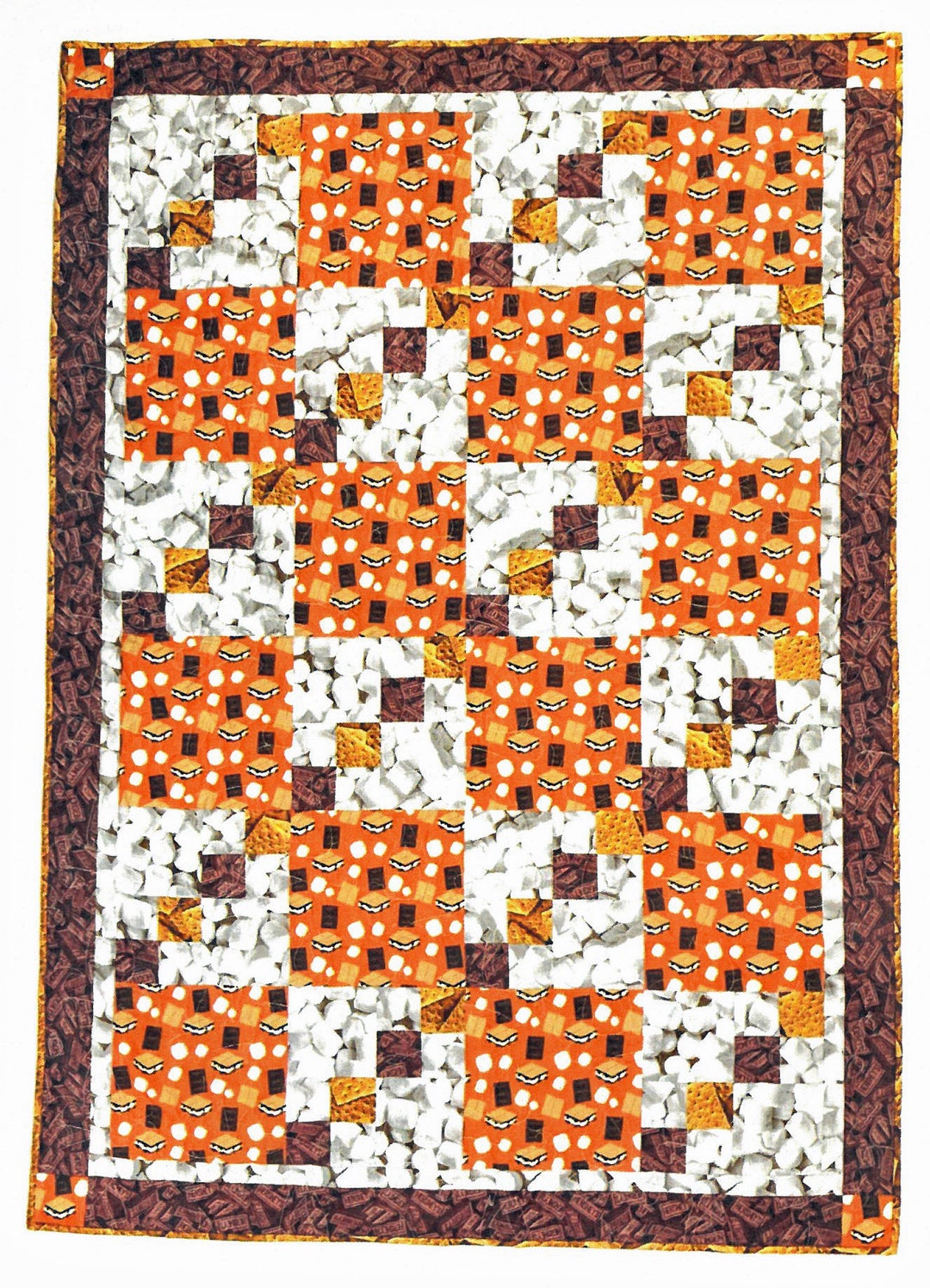 Quilt Kit S'mores Quilt 43 X 61 Finished Size Graham Crackers
