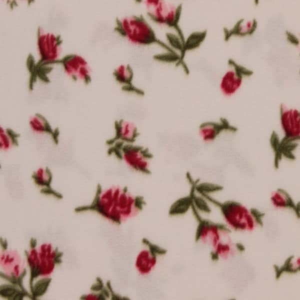 Flower Fleece Fabric Etsy