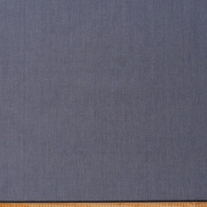 Chambray Shirting Medium Blue 58 Wide Woven Cotton Fabric by the Yard  (2929S-5F-blue)