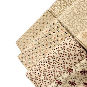 10 Fat Quarters Kansas Troubles by Moda Neutrals, Creams, LIGHT COLORS ONLY Floral Reproduction Assorted Cotton Fabrics Bundle M492.37 image 9