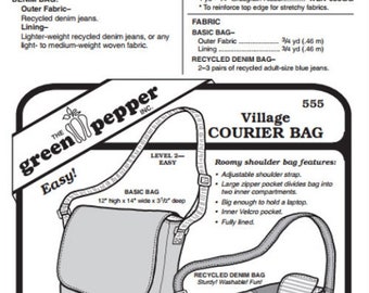 Village Courier Bag Messenger Bag Purse #555 Sewing Pattern (Pattern Only) gp555