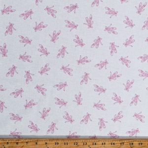 Cotton Tossed Pink Ballet Slippers Glitter Ballerinas You Are Tutu Sweet White Cotton Fabric Print by the Yard (KIDZ-CM1220-WHITE) D673.77