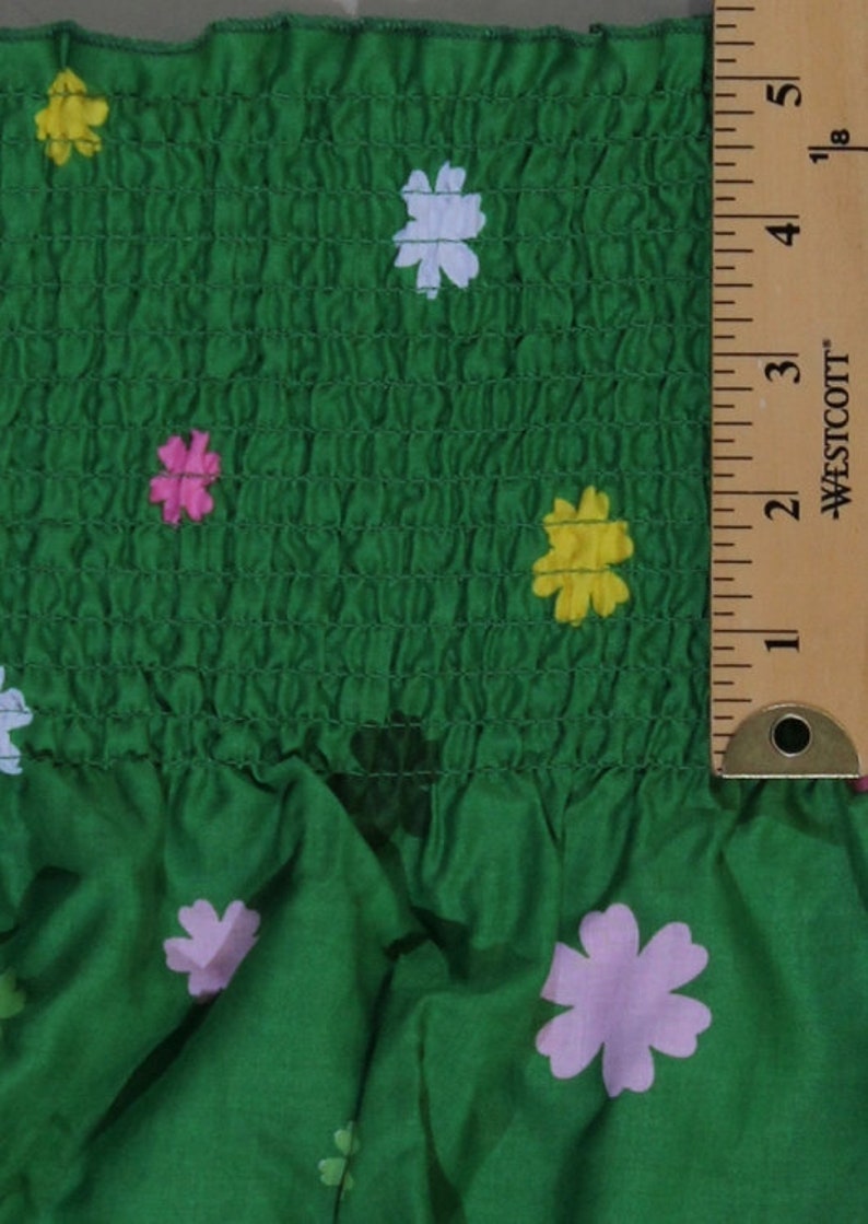 Presmocked Shirred Sundress Fabric John Deere Flowers Floral Etsy
