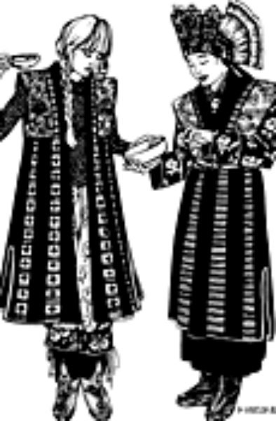 Folkwear Tibetan Panel Coat #118 Vest Sleeveless Coat Tibet Sewing Pattern (Pattern Only) folkwear118