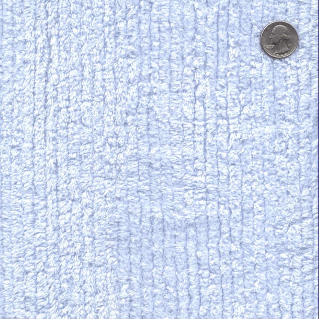 Terry Chenille Blue 57 Wide Cotton Fabric by the Yard TC0510596 A414